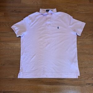 Polo by Ralph Lauren Men's Light Pink Polo Shirt